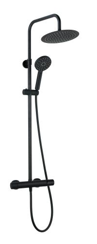 Душевая стойка AQG Tube 21NIR25TUA05 настенная цвет черный