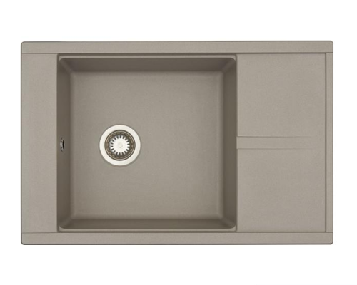 Кухонная мойка Aquaton Делия 1A715132DE250 80х50 цвет серый