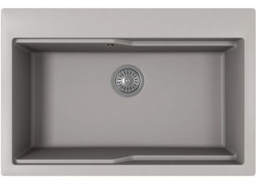 Кухонная мойка Florentina Ромия 770 20.495.E0770.305 75х50 цвет серый поверхность матовая
