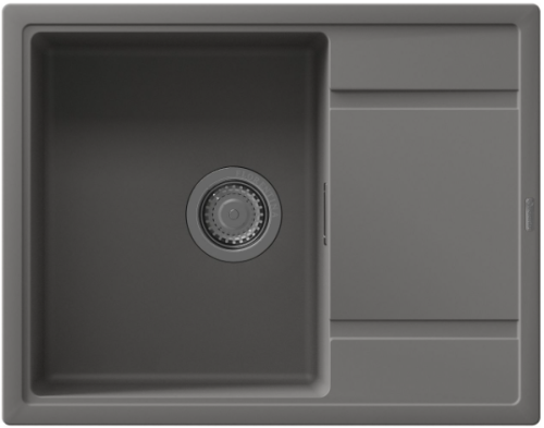 Кухонная мойка Florentina Эстель 650 20.520.C0650.307 65х50 цвет серый поверхность матовая
