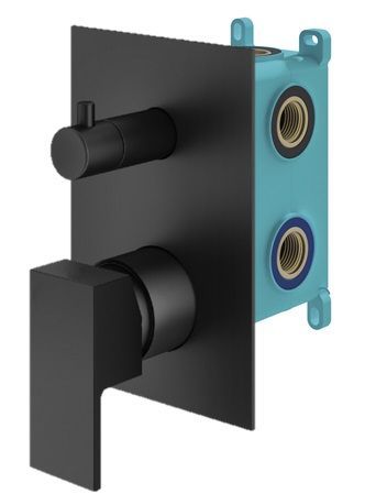 Смеситель для душа Plumberia Selection Tag KITTG1901NO встраиваемый в стену черный