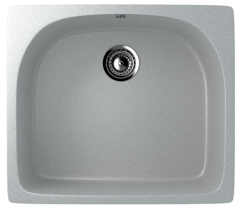 Кухонная мойка Ulgran Classic U-408-310 60х50 цвет серый