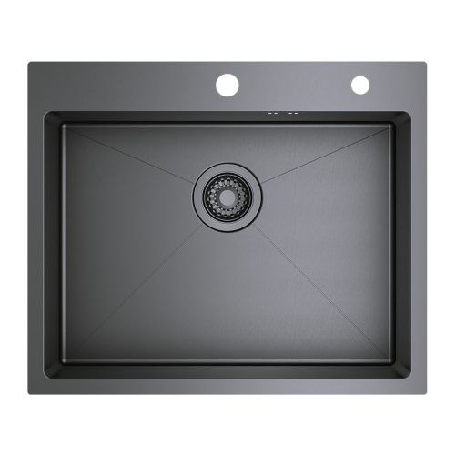 Кухонная мойка Raglo R701 R701.6050.09 60х50 цвет серый поверхность матовая