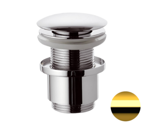 Донный клапан Remer 904CC2114DO золото