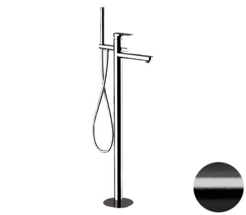 Смеситель для ванны Remer Infinity I08CFP напольный черный