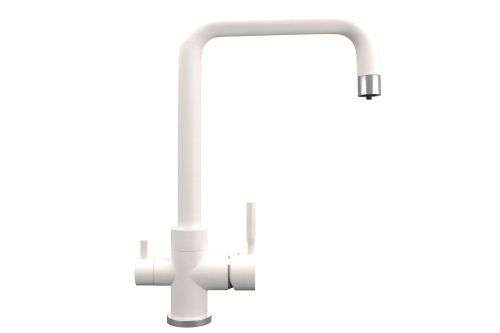 Смеситель для кухни Ulgran Quartz UQ-026-02 на мойку белый
