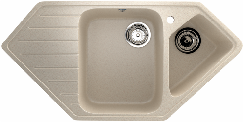 Кухонная мойка Ulgran Classic U-409-328 95х50 цвет бежевый