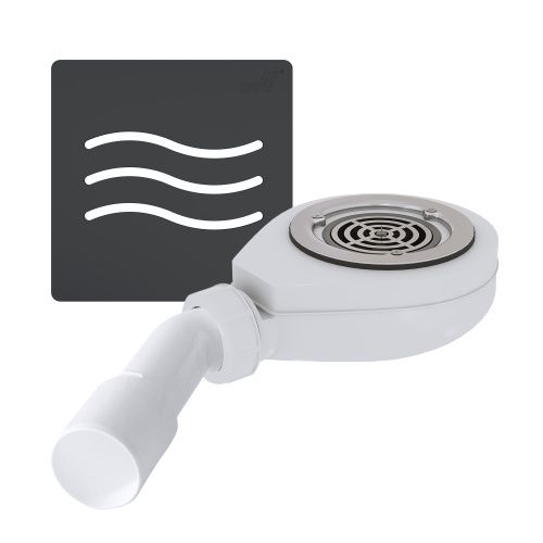 Сифон для душевого поддона RGW 502411161-02 серый