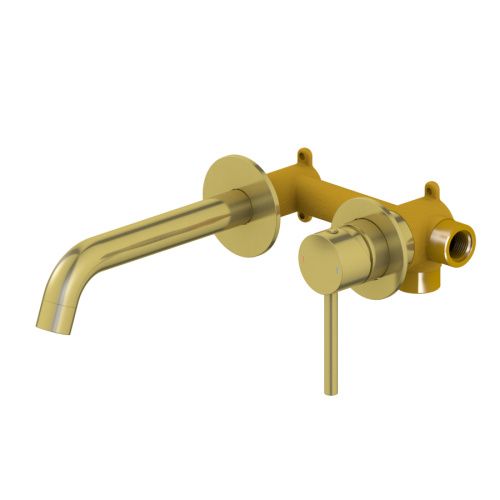 Смеситель для раковины Timo Saona 2372/17SM встраиваемый в стену золото