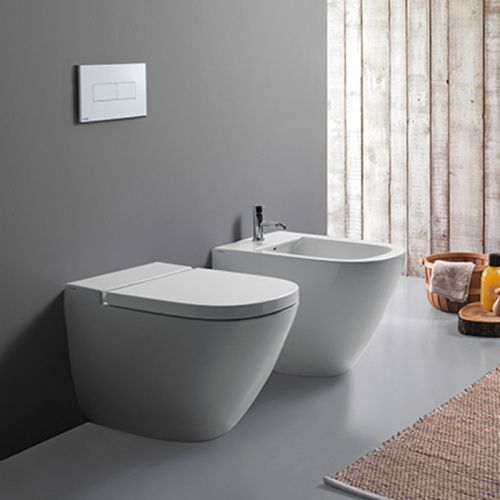 Биде напольное Globo Stockholm LA009.BI*1 цвет белый