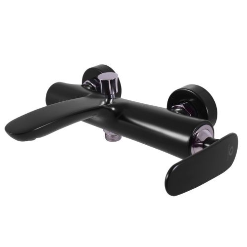 Смеситель для ванны и душа RavSlezak TIGRIS TG154.5CMATC настенный черный