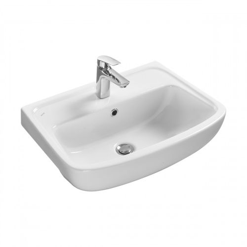 Раковина из сантехнического фарфора Santek Лонги 1WH501756 60х40 подвесная цвет белый