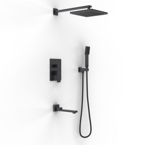 Душевая система Berges Nardis 071011 встраиваемая в стену цвет черный