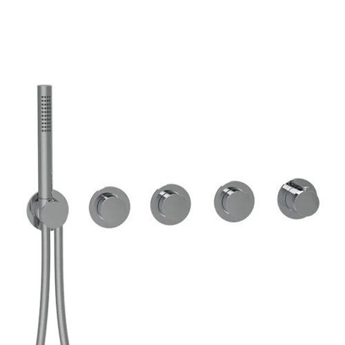 Смеситель Almar Water Control Modular E180434.GM встраиваемый в стену оружейная сталь