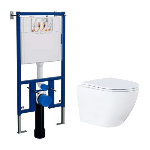 Комплект унитаз с инсталляцией  Loranto  4501+AZ-0046N