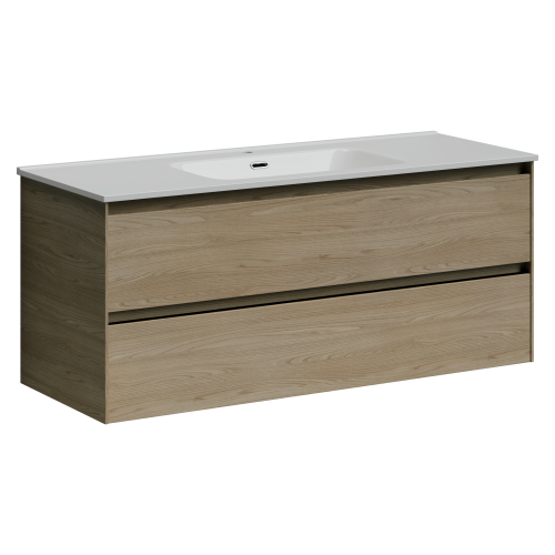 Тумба под раковину Sancos Cento CN120-1KE 120х50 подвесная цвет коричневый