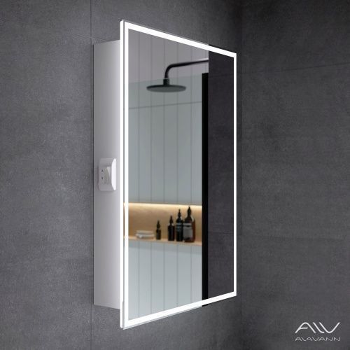 Зеркало-шкаф Alavann Rita ALV0287002 50х80 подвесной цвет белый