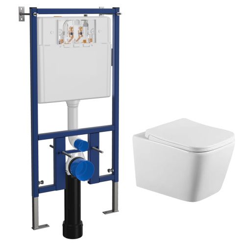 Комплект унитаз с инсталляцией  Loranto  4501+CS-2216HM