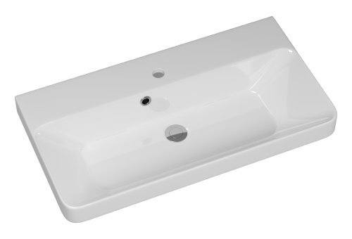 Раковина мебельная керамическая Dreja Luxury 70 mini 11070-KL 70х40 накладная цвет белый