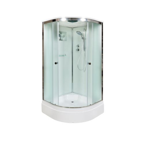 Душевая кабина AvaCan D279S 90х90 четверть круга с крышей ориентация универсальная