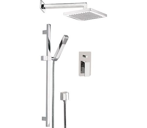 Душевая система Remer Absolute AU09S01O20 встраиваемая в стену цвет хром