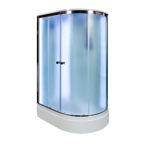 Душевая кабина AvaCan D272SLLED 120х80 асимметричная с крышей ориентация левая