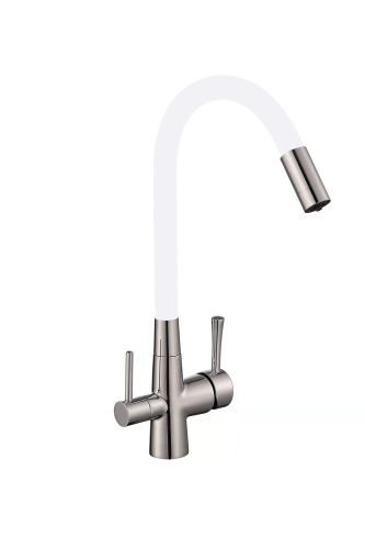 Смеситель для кухни Savol S-L1806L-02 на столешницу белый