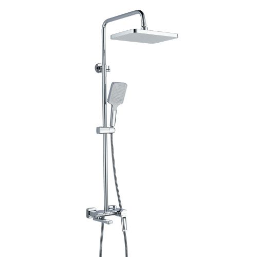 Душевая стойка Shevanik S6826 настенная цвет хром