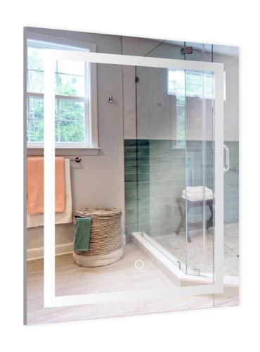 Зеркало с подсветкой и антизапотевателем Azario Lines AZ-Z-046WHCS 60х80 подвесное