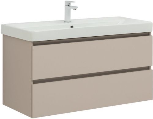 Тумба под раковину Aquanet Вега 2.0 00337939 100х50 подвесная цвет бежевый