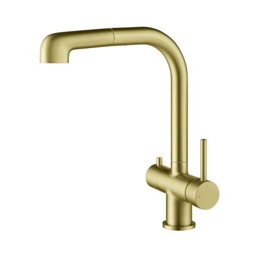 Смеситель для кухни Timo Saona 2346/17FL на мойку золото