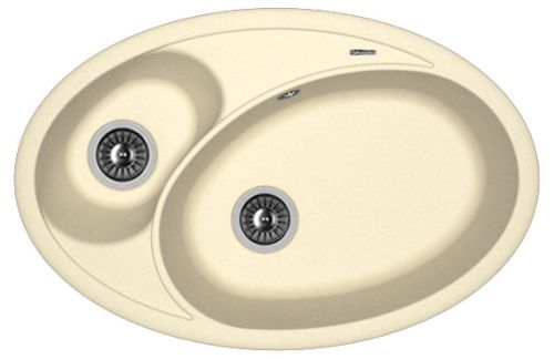 Кухонная мойка Florentina Селена 20.265.E0780.202 80х50 цвет бежевый поверхность матовая