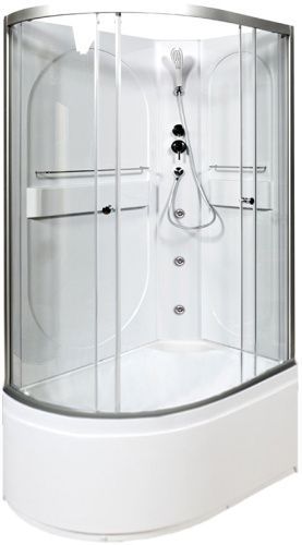 Душевая кабина AvaCan L620RNGM 120х80 асимметричная без крыши ориентация правая