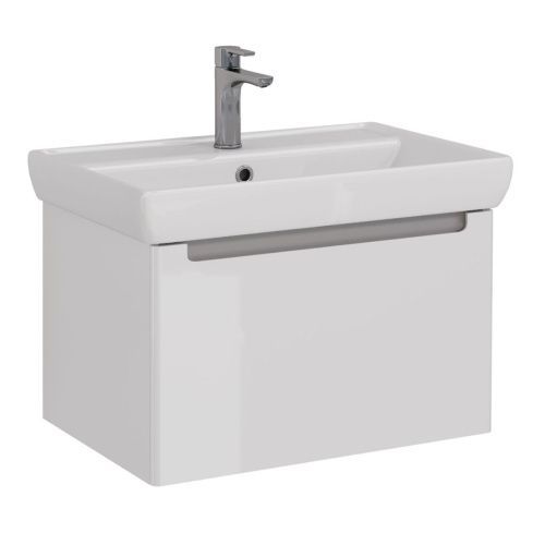 Тумба под раковину LeMark Buno mini LM05BM70T 60х40 подвесная цвет белый