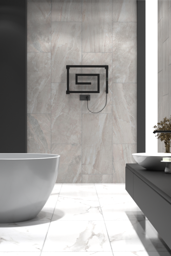 Полотенцесушитель Indigo Lira DGL40-60BRRt 60х41 электрический черный муар