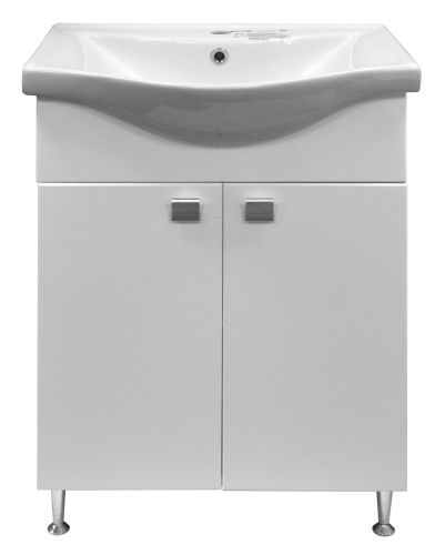 Тумба с раковиной Loranto София CS00079242 60х50 напольная цвет белый