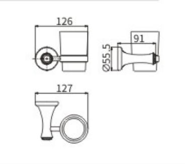 Стакан CeramaLux Valencia 88502G - фото 2