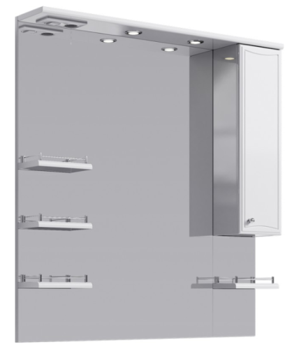 Зеркало Aqwella Y Ba.02.10 100х110 подвесное