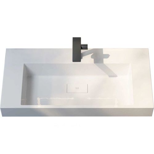 Раковина из искусственного камня Aqwella Toledo 700 70х50 накладная цвет белый 1 отверстие под смеситель