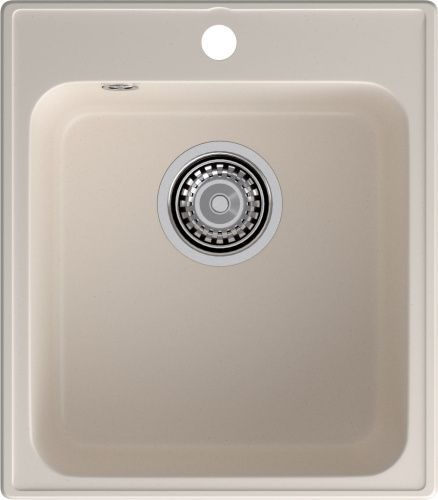 Кухонная мойка Granfest Quarz 17 белый 50х40 цвет белый поверхность матовая