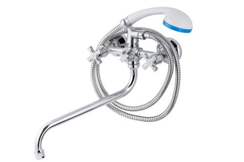 Cмеситель для ванны и душа TSARSBERG TSB-11-88 настенный хром