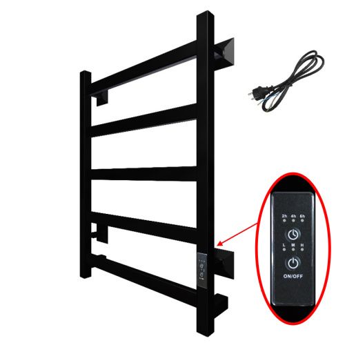 Полотенцесушитель электрический Тругор Пэк сп Пэксп20кв/6040черныйВГП 45х60 черный