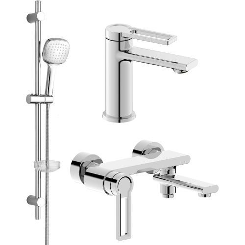 Душевой гарнитур Orange Splito M36-311cr настенный хром