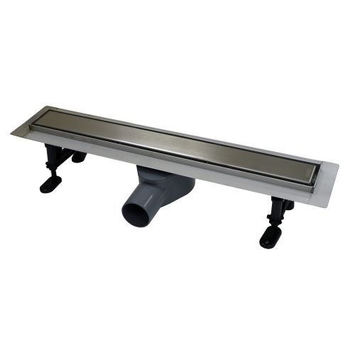 Душевой лоток Azario Ceramic AZPP01-90 Ceramic 90х5 нержавеющая сталь