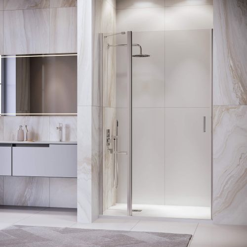 Душевая дверь RGW Leipzig 351200413-11 130х195 стекло прозрачное профиль хром