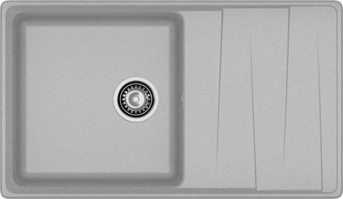 Кухонная мойка Granfest Level LV-860L серый 85х50 цвет серый поверхность матовая