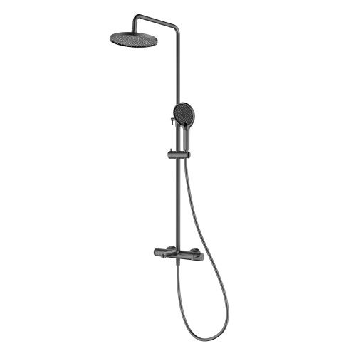 Душевая стойка Raglo R32.24.09 настенная цвет серый