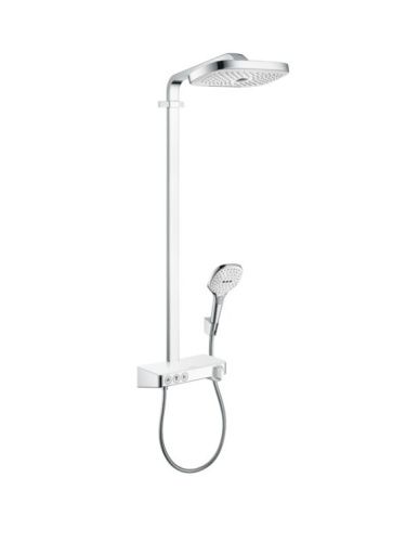 Душевая стойка Hansgrohe Raindance Select E 27127400 настенная цвет белый/хром