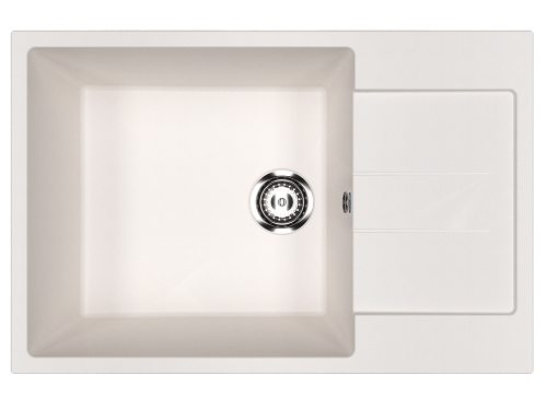 Кухонная мойка Ulgran Classic U-602-331 75х50 цвет белый