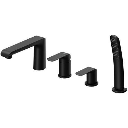 Смеситель Ravak FLAT X070176 на борт ванны черный